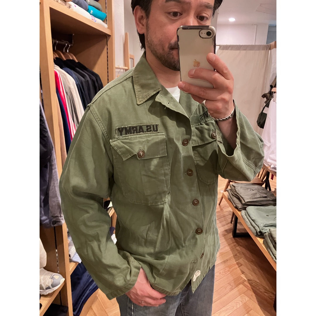 U.S. ARMY OG-107ユーティリティシャツ 1st 50's Vintage US Army Utility Shirt OG-107 1st Model – Vinson