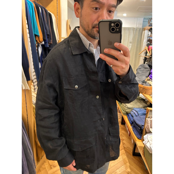 Salvatore Piccolo "Linen Safari Jacket" made in ITALY