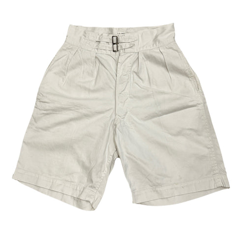 50s Vintage Royal Navy White Drill Short