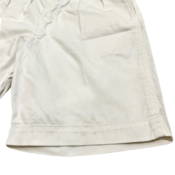 50s Vintage Royal Navy White Drill Short