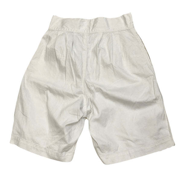 50s Vintage Royal Navy White Drill Short