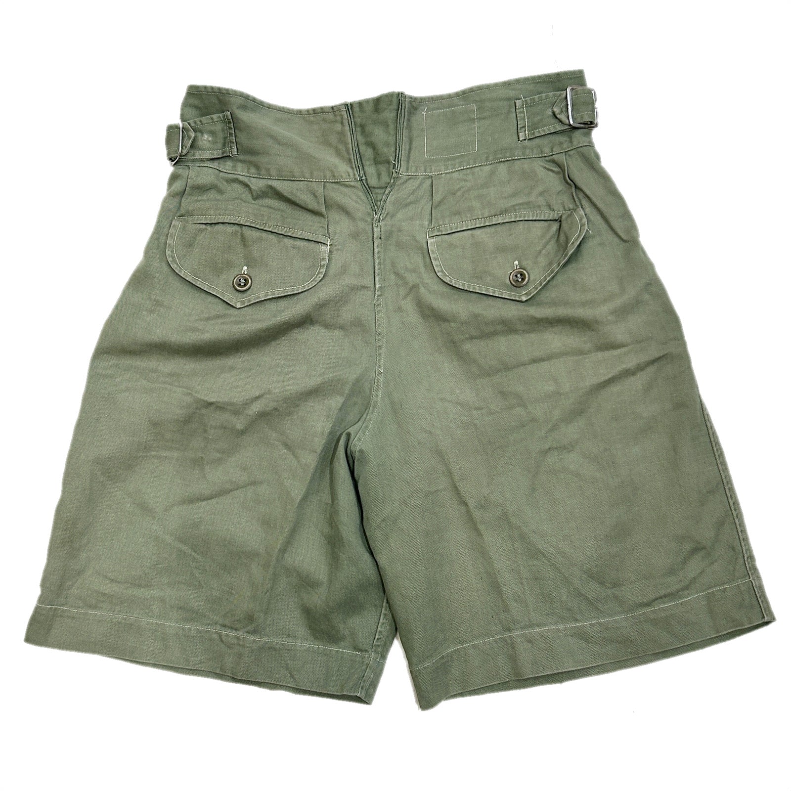 50s Vintage British Army 1950 Pattern Green Drill Shorts – Vinson