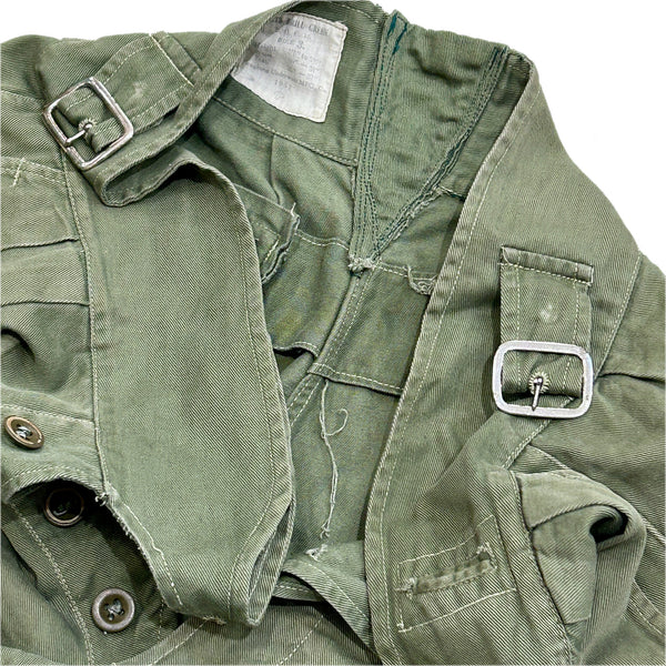 50s Vintage British Army 1950 Pattern Green Drill Shorts