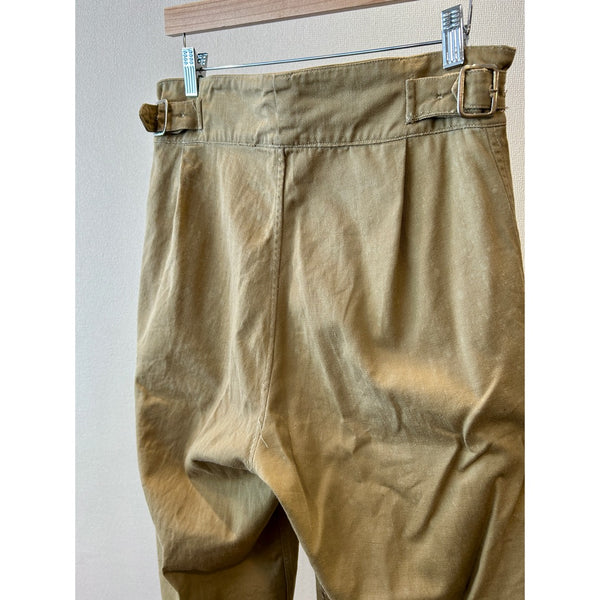50s Vintage British Army 1949 Pattern Khaki Drill Trousers