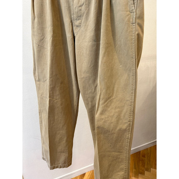 60s Vintage British Army "Airmen" Khaki Drill Trousers