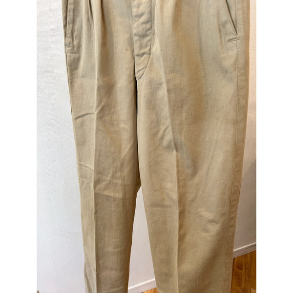 60s Vinatge British Army "Bespoke" Khaki Drill Trousers