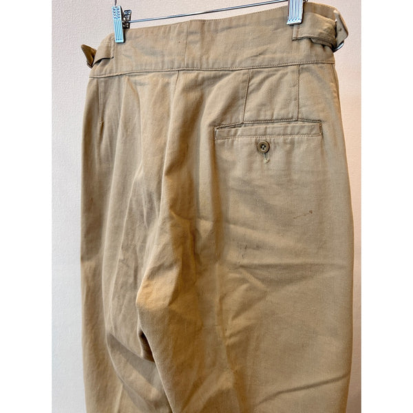 60s Vinatge British Army "Bespoke" Khaki Drill Trousers