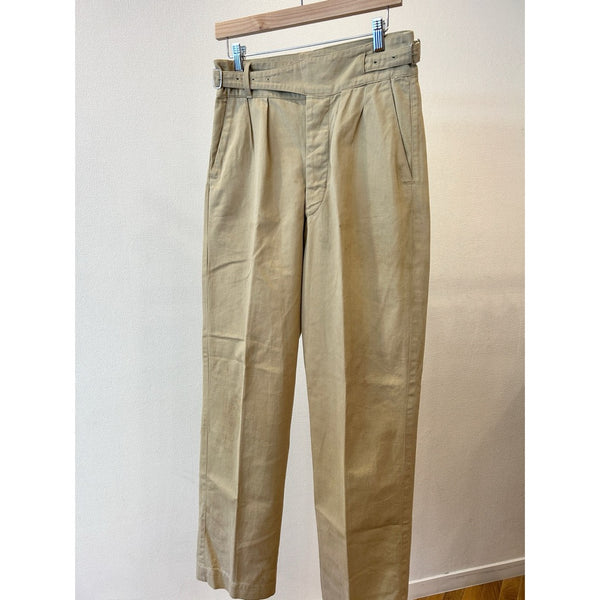 60s Vinatge British Army "Bespoke" Khaki Drill Trousers