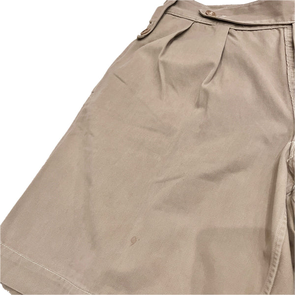 40-50s Vintage British Army Khaki Drill Shorts