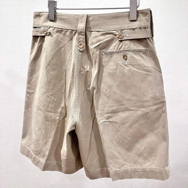 40-50s Vintage British Army Khaki Drill Shorts