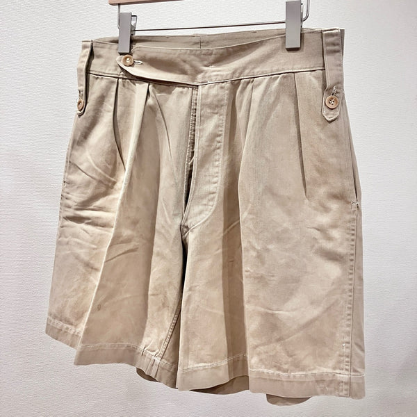 40-50s Vintage British Army Khaki Drill Shorts