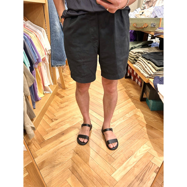 MAURO de BARI made in Italy Side Buckle Leather Sandal