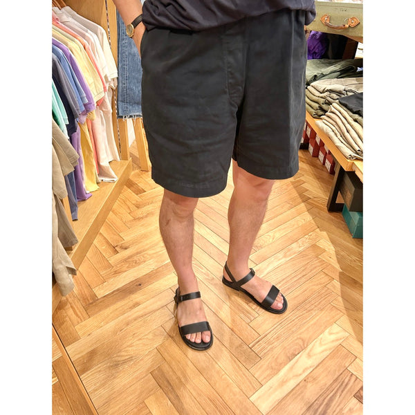 MAURO de BARI made in Italy Side Buckle Leather Sandal