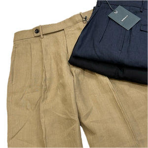 Berwich "Ardbeg" Linen Trousers Made in Italy