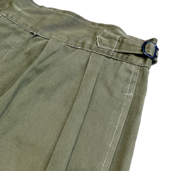 50s Vintage British Army Jungle Green Shorts