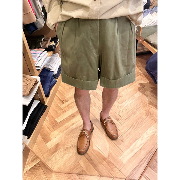 50s Vintage British Army Jungle Green Shorts