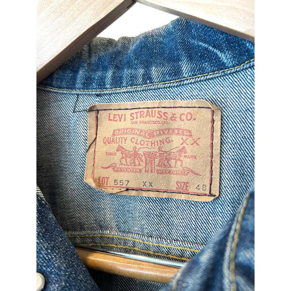 60's Vintage LEVI's 557XX 3rd Denim Jacket size 48