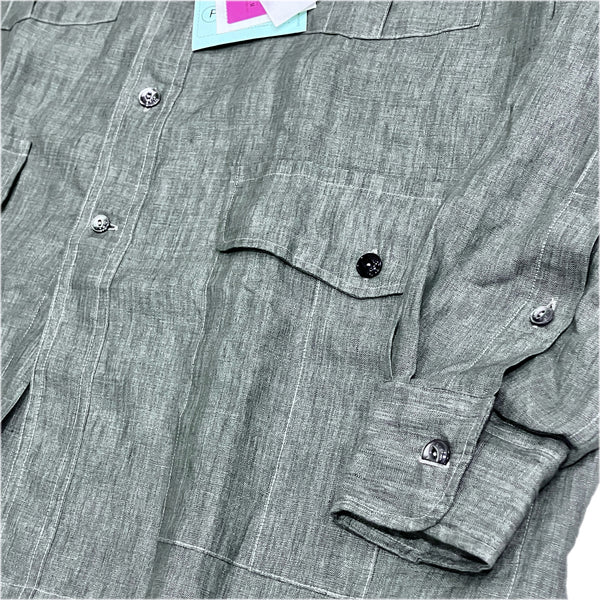 L.E.J  "The Shell Collector" linen shirt jacket