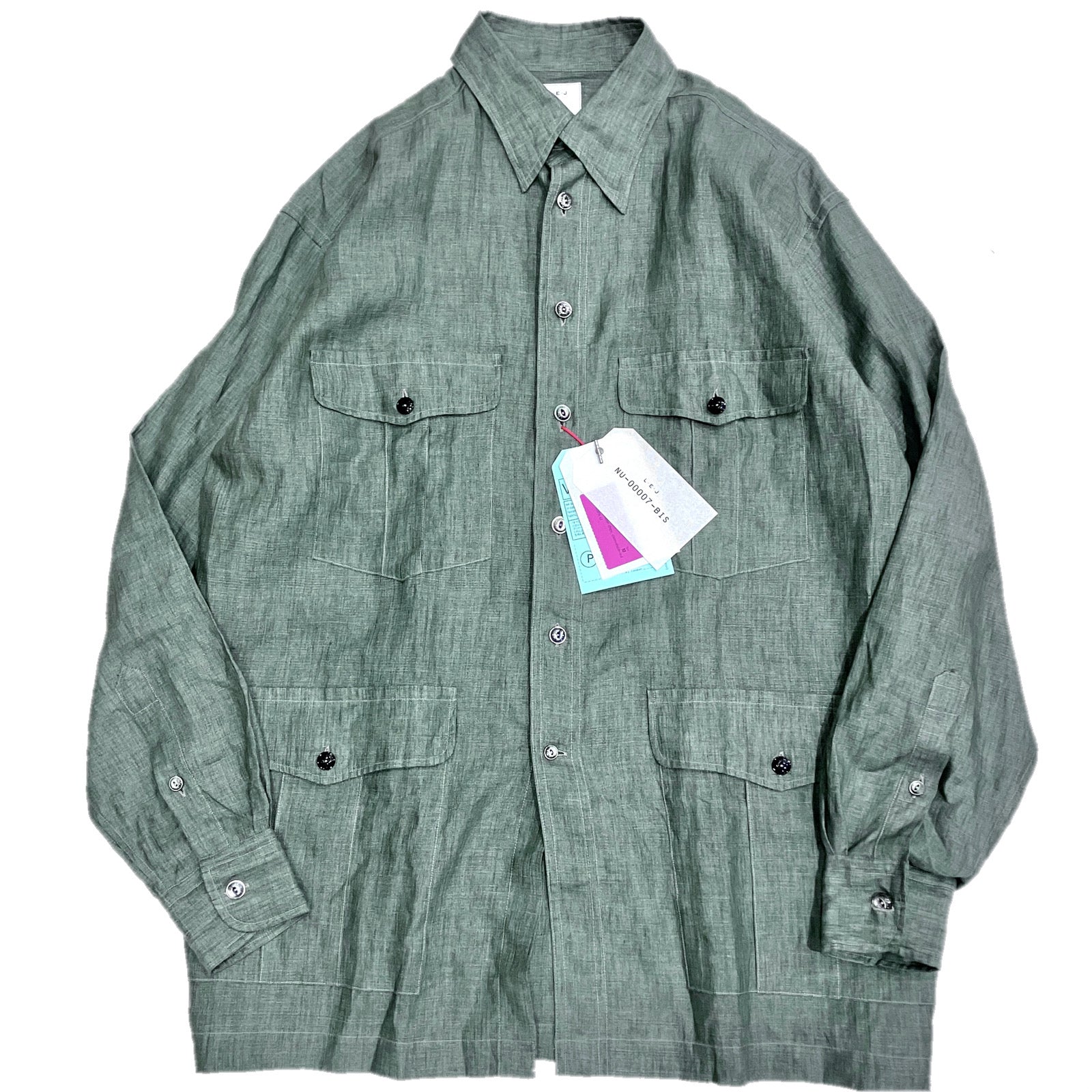 L.E.J  "The Shell Collector" linen shirt jacket