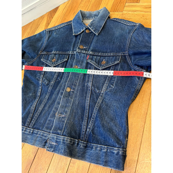 60s Vintage LEVI's 557 3rd Denim Jacket size 38