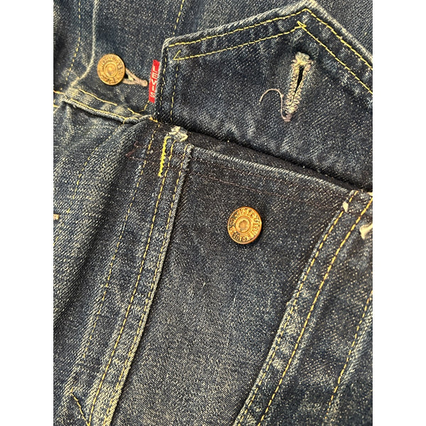 60s Vintage LEVI's 557 3rd Denim Jacket size 38