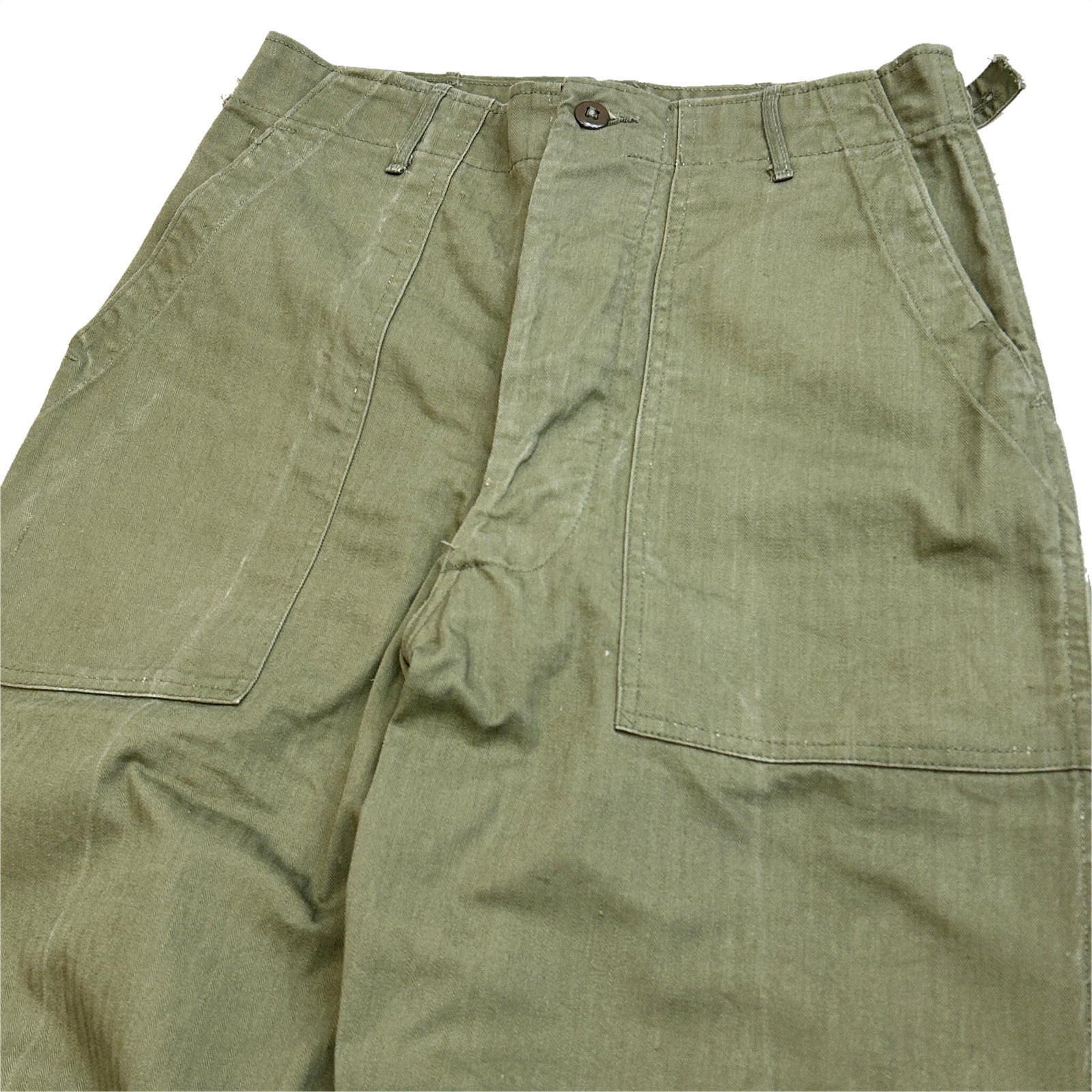 50s Vintage US Army M47 HBT Baker Pants