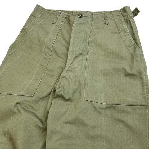 50s Vintage US Army M47 HBT Baker Pants