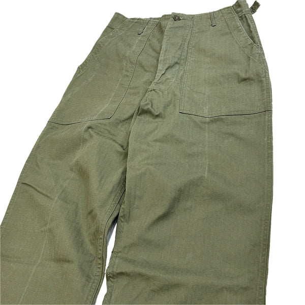 50s Vintage US Army M47 HBT Baker Pants