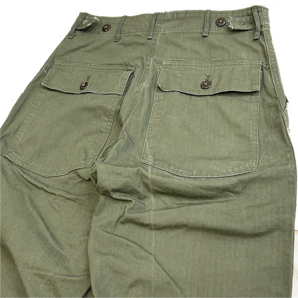 50s Vintage US Army M47 HBT Baker Pants