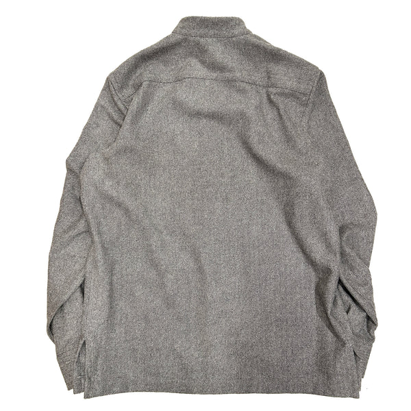 Errico Formicola "Stand Collar Shirt Jacket" made in Italy