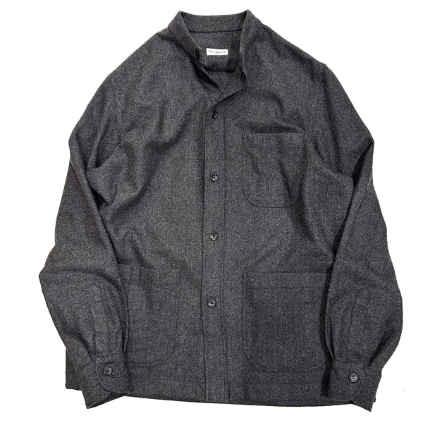 Errico Formicola "Stand Collar Shirt Jacket" made in Italy