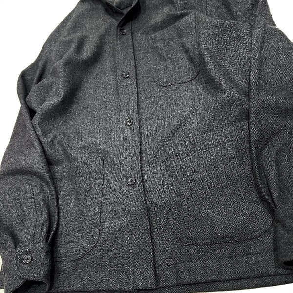 Errico Formicola "Stand Collar Shirt Jacket" made in Italy