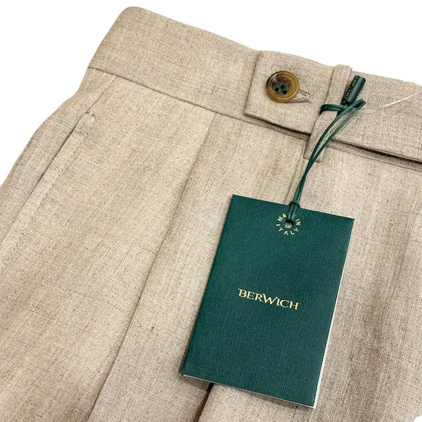 Berwich "Ardbeg" 100% Hemp Trousers Made in Italy