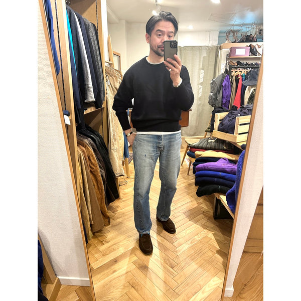 Bodhi "Heavyweight"  Cashmere Knitting Sweat Crew