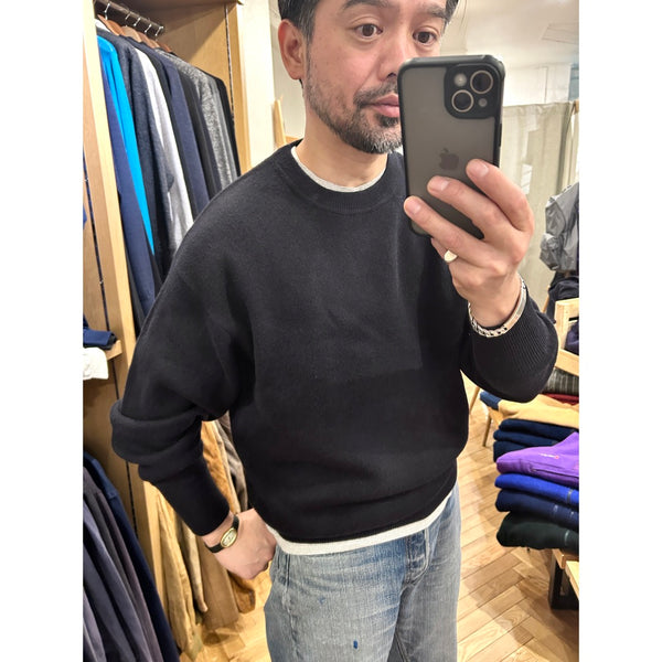 Bodhi "Heavyweight"  Cashmere Knitting Sweat Crew
