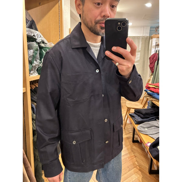 Salvatore Piccolo "Wool Flannel Work Jacket" made in Italy