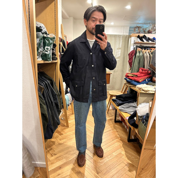 Salvatore Piccolo "Wool Flannel Work Jacket" made in Italy