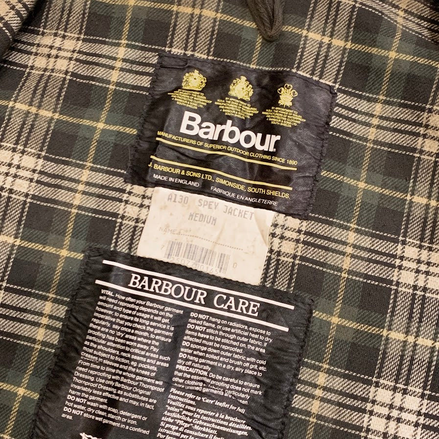 90's 3 Crest Vintage Barbour Spey Jacket Made in England – Vinson