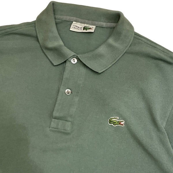 80's Vintage Lacoste "Moss Green" Polo Shirt Made in France