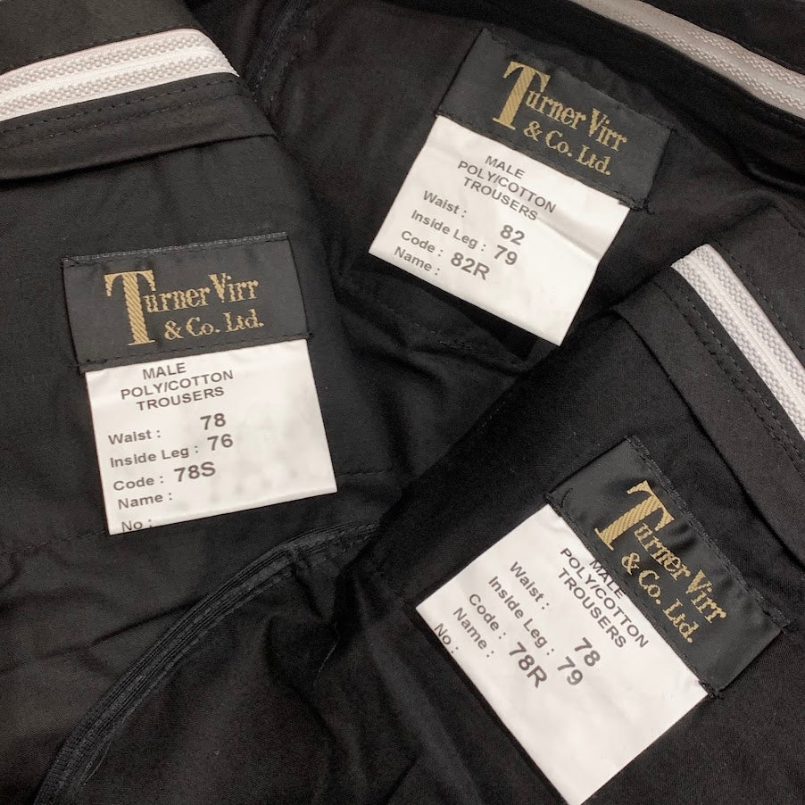 Dead Stock UK Police P/C Twill Pleated Front Trousers made by Turner V –  Vinson House