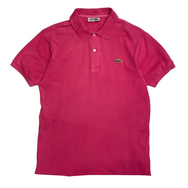 70's Vintage Lacoste "Fuchsia Pink" Polo Shirt Made in France