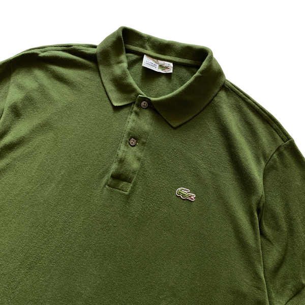 80's Vintage Lacoste Polo Shirt "Olive" Made in France