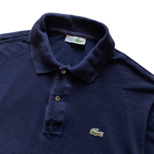 70's Vintage Lacoste Polo Shirt "Navy" Made in France / 1