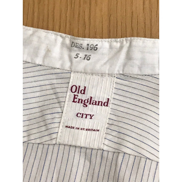 60-70's Vintage Dead Stock "Old England" Collarless Shirts Strips