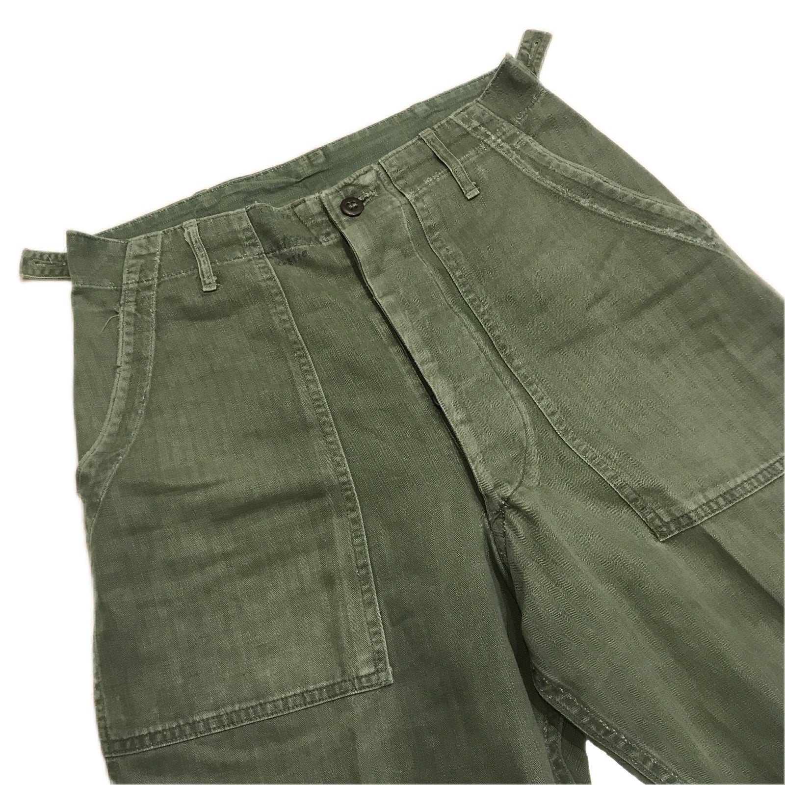 50's Vintage US Army M-47 HBT Baker Pants