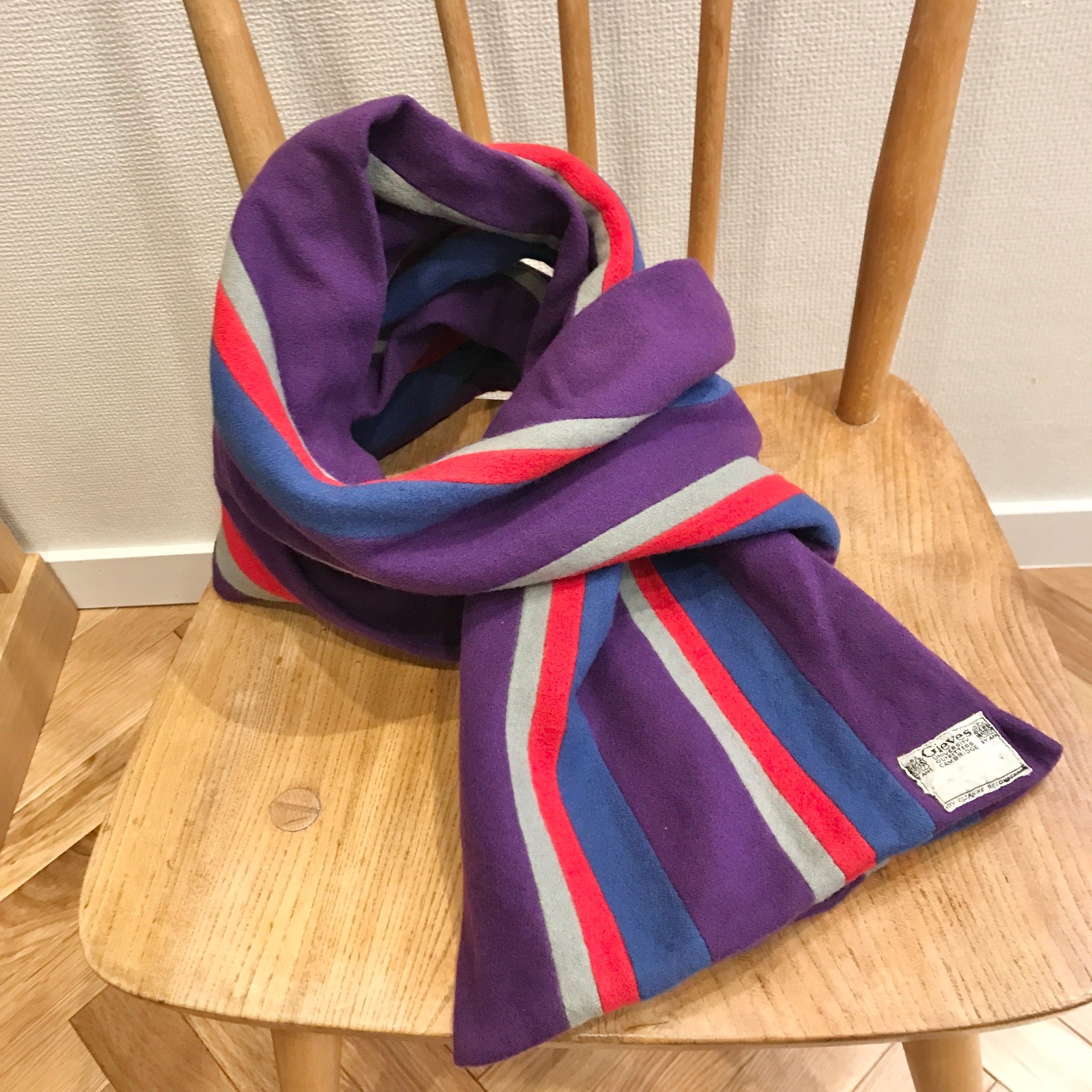 50's vintage "Gieves" stripe scarfs