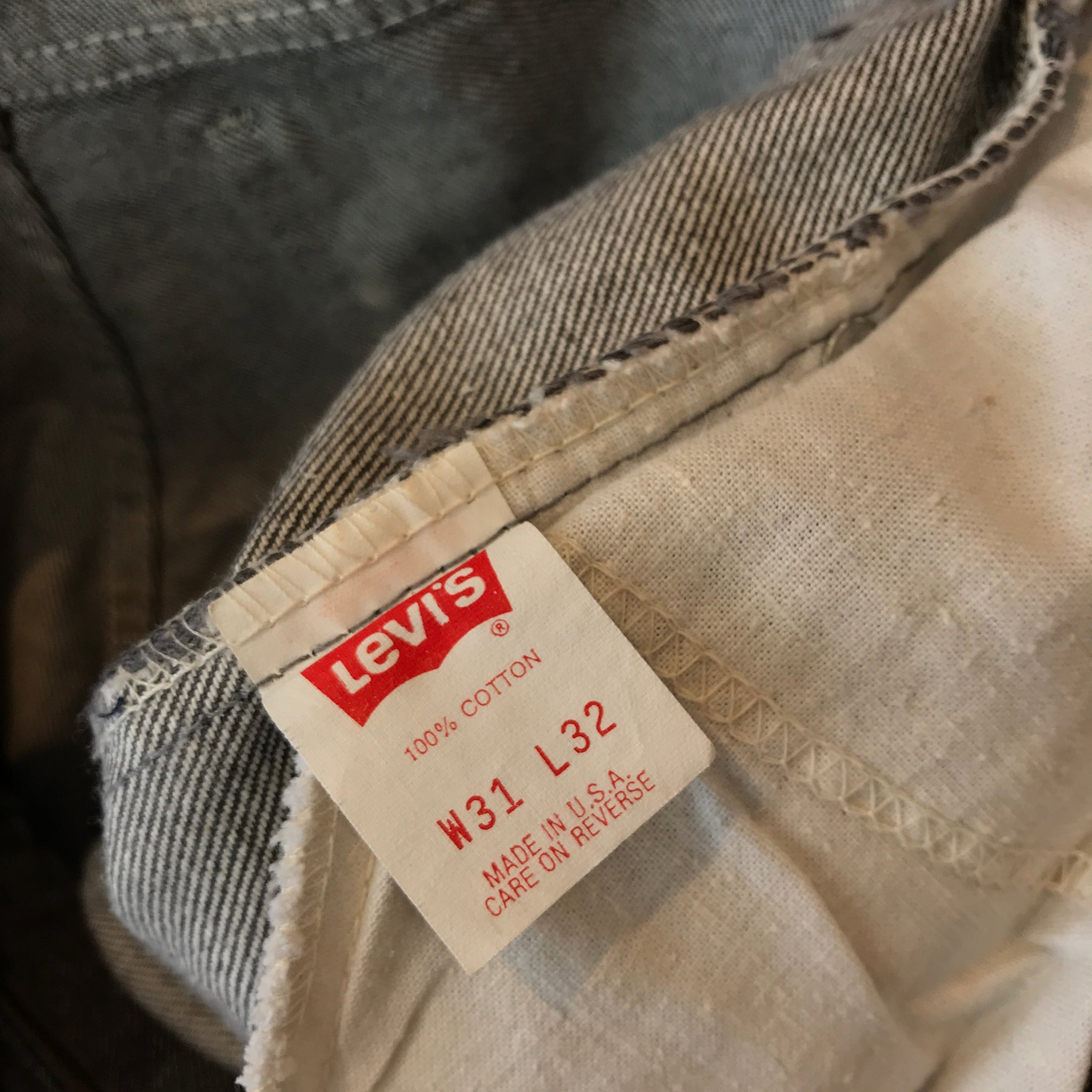 80s Vintage Dead Stock Levi's 505 Black Denim Made in USA 80s Vintage Dead Stock Levi's 505 Black Denim Made in USA
