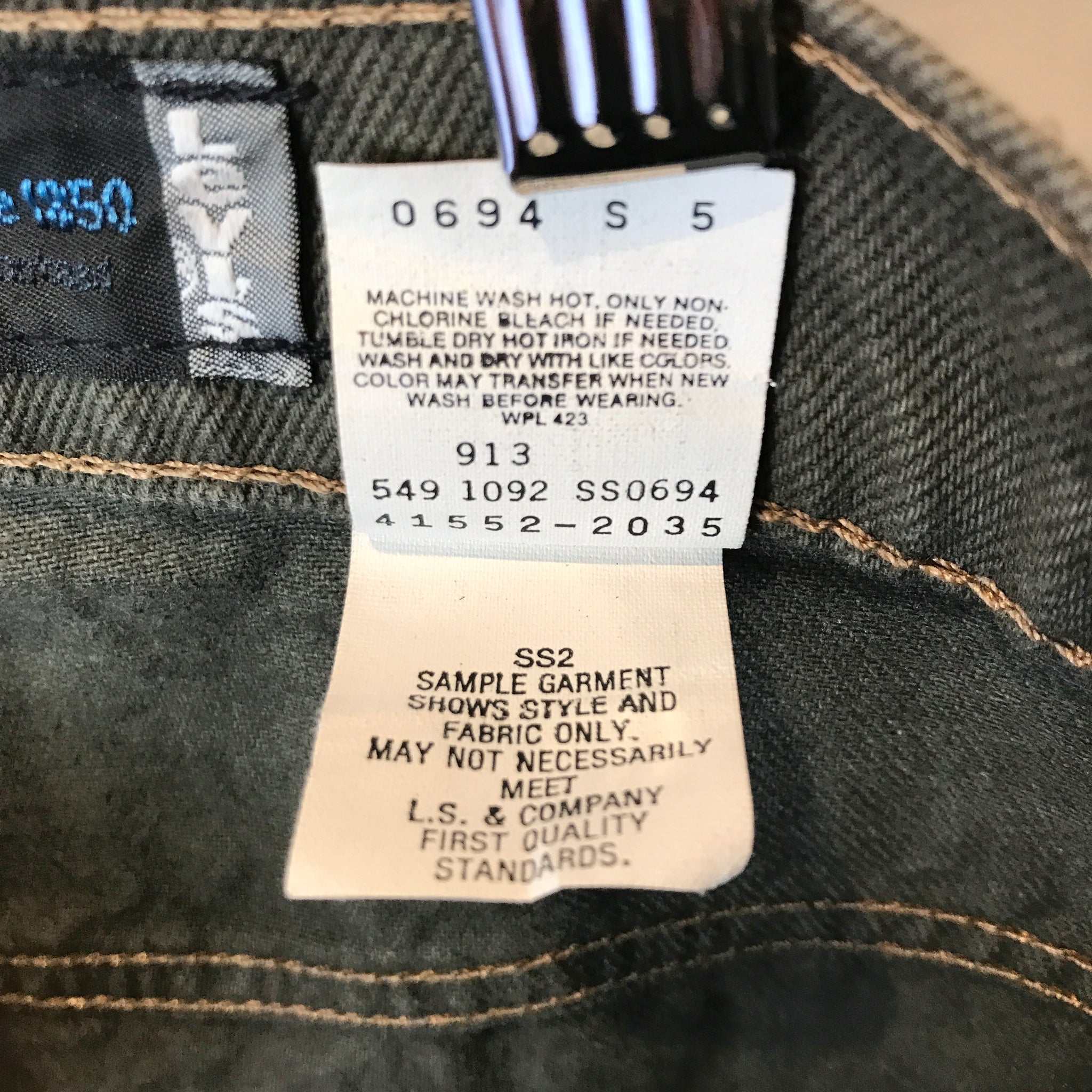 90s Levi silver tabs NWT deadstock jeans men's 31x36