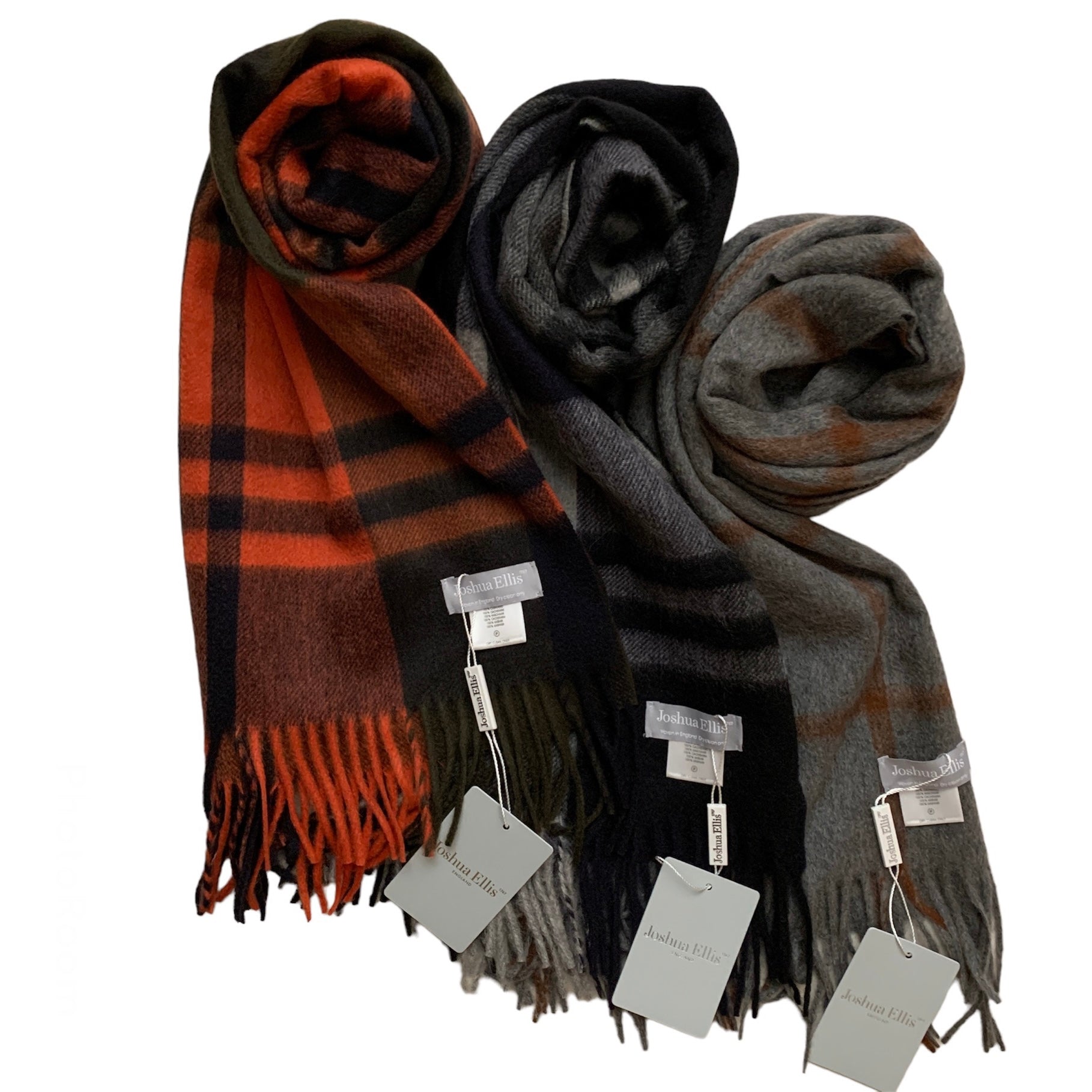Joshua Ellis Cashmere Scarfs (190×35 cm) – Vinson House